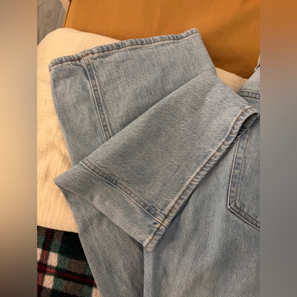 H&M Light Blue Wide Leg Jeans Maternity jeans - Picture 11 of 14